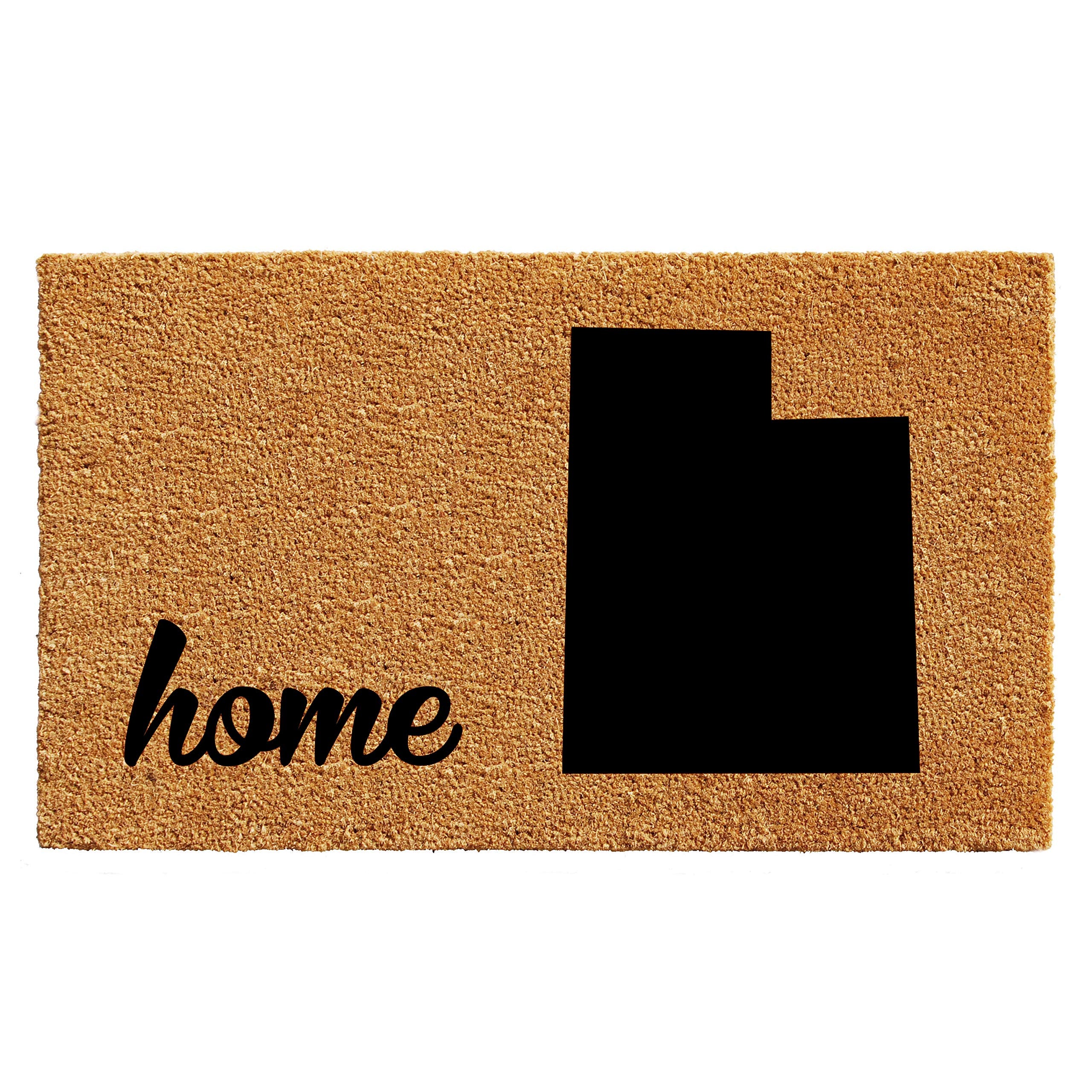 Calloway Mills 105432436 Utah Doormat, 24 x 36, Natural/Black