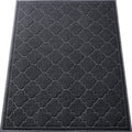 LuxStep Door Mat Large 36X47 Inch Indoor Outdoor Doormat, Non-Slip Low-Profile Design Floor Mat,Front Door Welcome Mat for Entry
