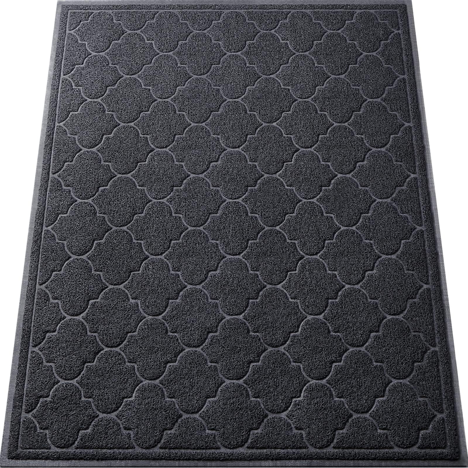 LuxStep Door Mat Large 36X47 Inch Indoor Outdoor Doormat, Non-Slip Low-Profile Design Floor Mat,Front Door Welcome Mat for Entry