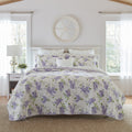 Laura Ashley Home - Keighley Collection - Quilt Set - 100% Cotton, Reversible, Lightweight Bedding with Matching Sham(s), Pre-Wa