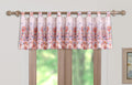 Barefoot Bungalow Amber Tab Top Window Valance, Lined, Light-Filtering