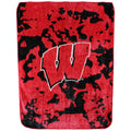 College Covers Everything Comfy Wisconsin Badgers Soft and Warm Huge Raschel Throw Blanket, 86 x 63