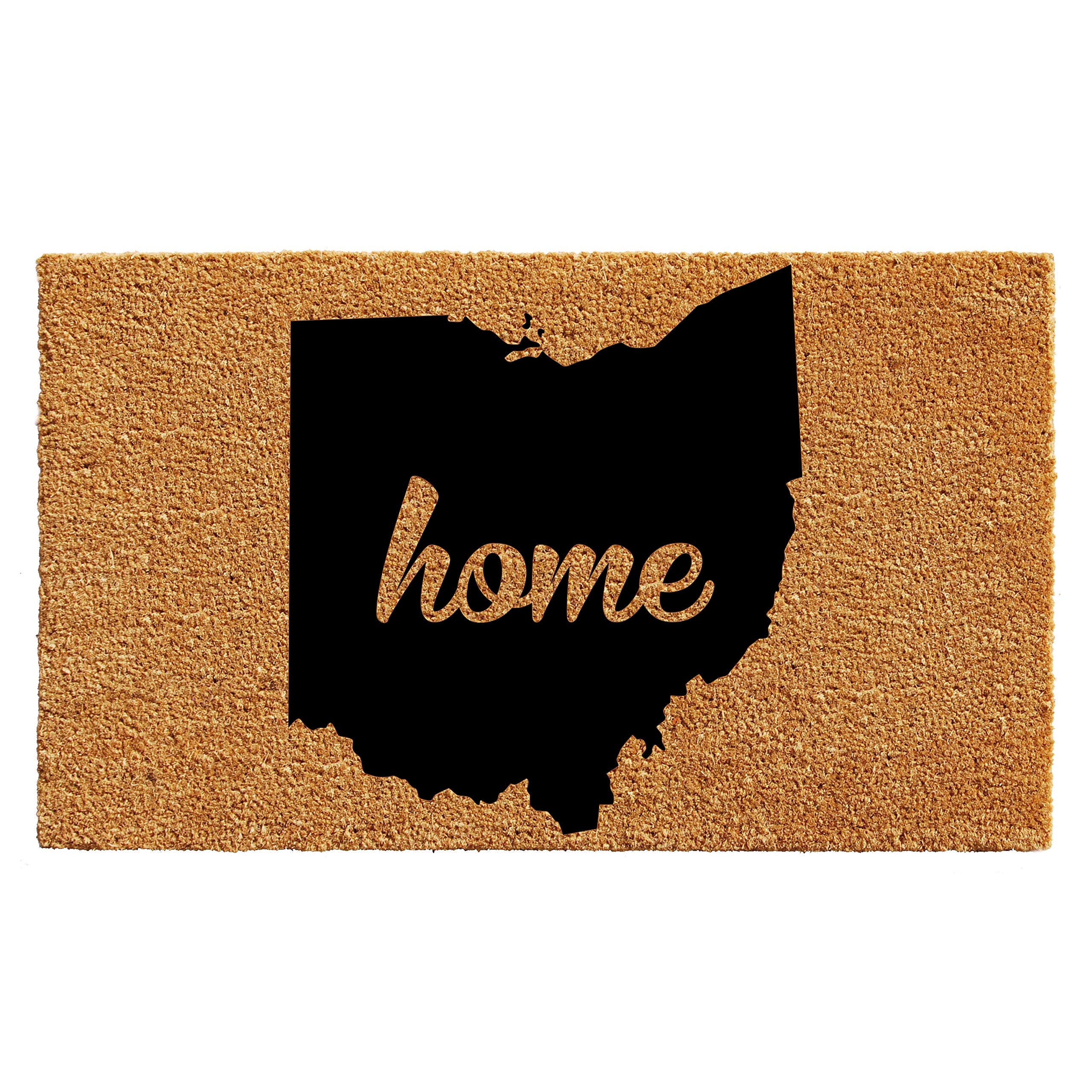 Calloway Mills 105372436 Ohio Doormat, 24 x 36, Natural/Black