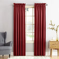 Sun Zero Barrow Energy Efficient Rod Pocket Curtain Panel Pair