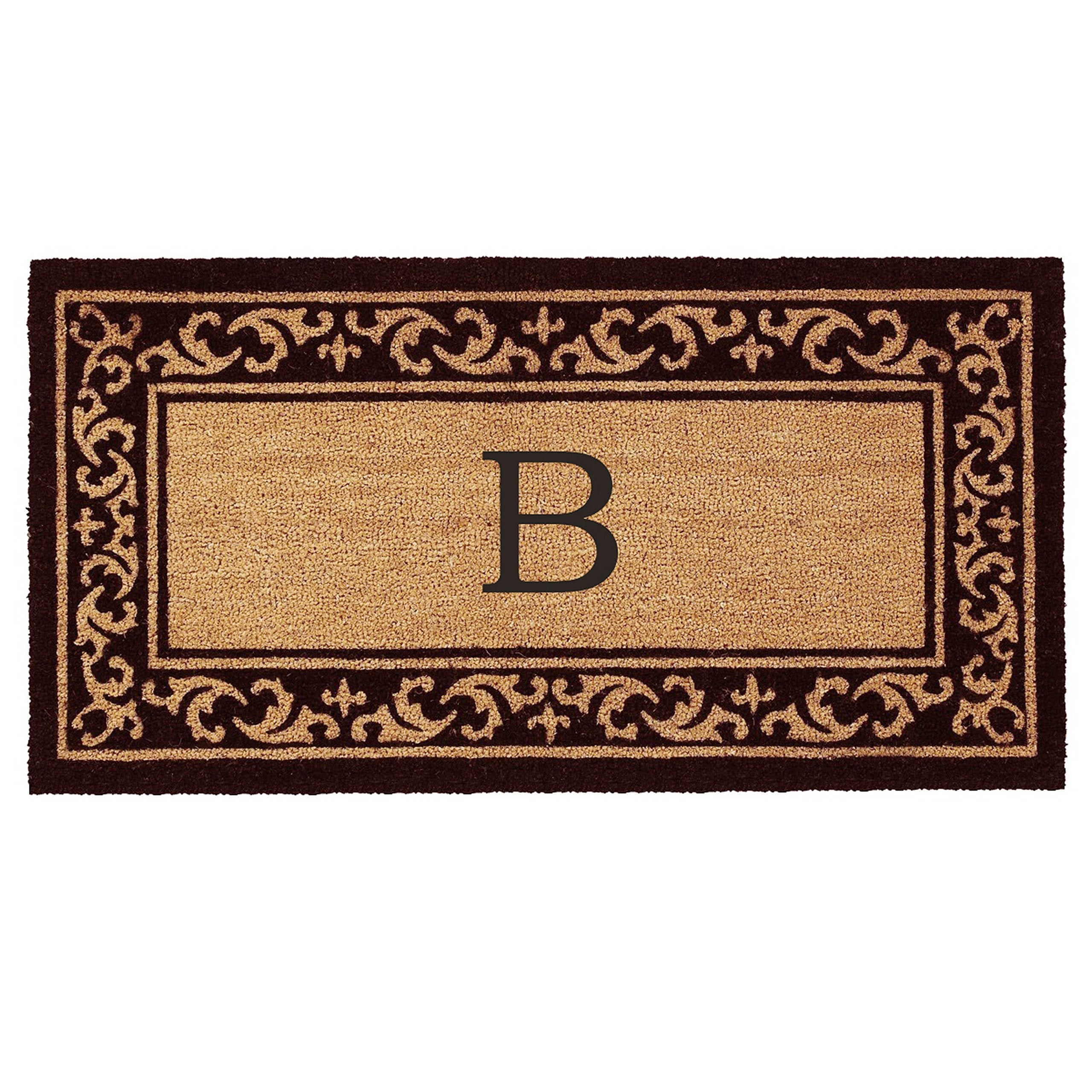 Calloway Mills AZ120063048B Vosta Monogram Doormat, 30 x 48 (Letter B)