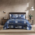 Eddie Bauer - King Quilt Set, Reversible Cotton Bedding with Matching Shams, Lightweight Home Decor for All Seasons (Eastmont Na