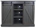 American Heartland MFG. 57  Tall Quaint TV Stand, Rustic Dark Blue