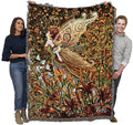 Pure Country Weavers Lily Fairy Blanket by Myles Pinkney - Gift Fantasy Tapestry Throw Woven from Cotton - Made in The USA (72x5