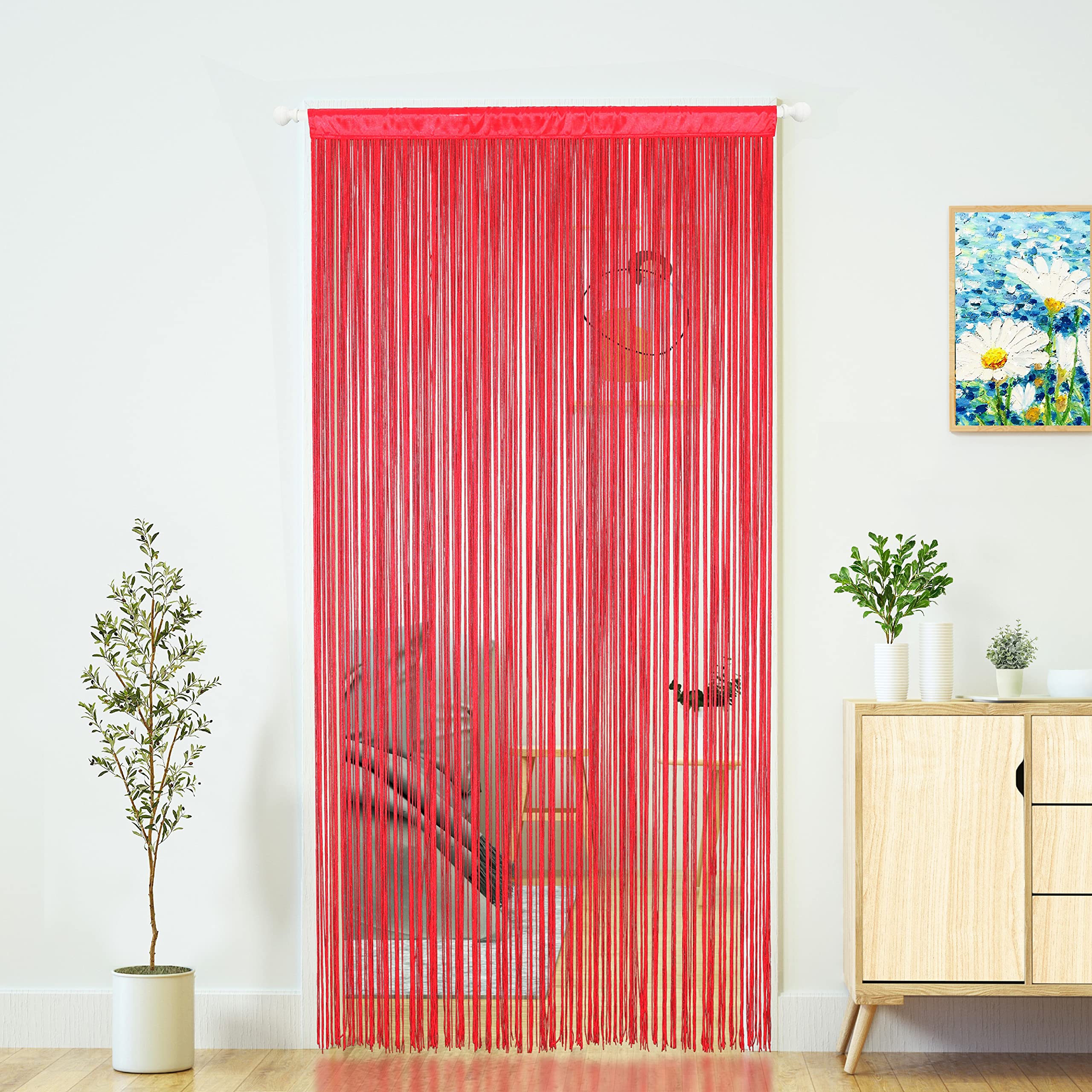 Doorways String Curtain Door Curtains,Bedroom Decor Kitchen Closet Living Room Laundry Fringe Hallway Tassel Screen Room Divider