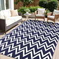 OLANLY Waterproof Outdoor Rug 5x8 ft Clearance, Reversible Outdoor Plastic Straw Rug, RV Mat, Indoor Outdoor Carpet for Patio, C