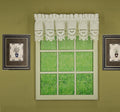 Todays Curtain Imperial Classic Drawn Cutwork Valance, 14-Inch, Beige