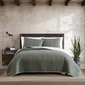 Eddie Bauer - Queen Quilt Set, Reversible Cotton Bedding with Matching Shams, Lightweight Home Decor for All Seasons (Troutdale 
