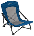 ALPS Mountaineering Rendezvous Low Camping Chairs for Adults with Arms, Cool Mesh Center, Powder Coated Steel Frame, Compact Fol