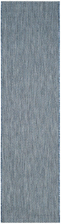 SAFAVIEH Courtyard Collection 23 x 12 Navy/Grey CY8022 Indoor/ Outside Waterproof Easy cleansingPatio Backyard Mudroom Runner 