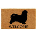 Calloway Mills AZ105682436 Havanese Doormat, 24 x 36, Natural/Black