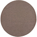 Nourison Positano Indoor/Outdoor Natural 6 x Round Area Rug, Easy Cleaning, Non Shedding, Bed Room, Living Room, Dining Room, B