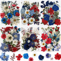 Nuanchu 167 Pcs Real Dried Pressed Flowers Natural Dried Flowers Colorful Daisy Mixed Wildflowers Leave for DIY Candle Resin Nai