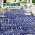 StepLively Outdoor Rug 5x8 ft, Reversible Waterproof Outdoor Plastic Straw Rug, Patio Rug Waterproof, Outdoor Large Area Rug for