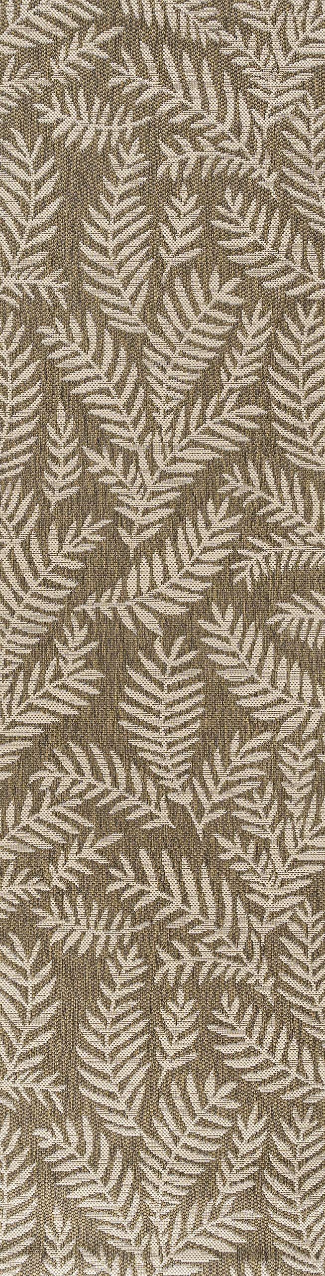 JONATHAN Y SMB119A-210 Nevis Palm Frond Indoor Outdoor Area Rug Coastal Floral Easy Cleaning Bedroom Kitchen Backyard Patio Non 