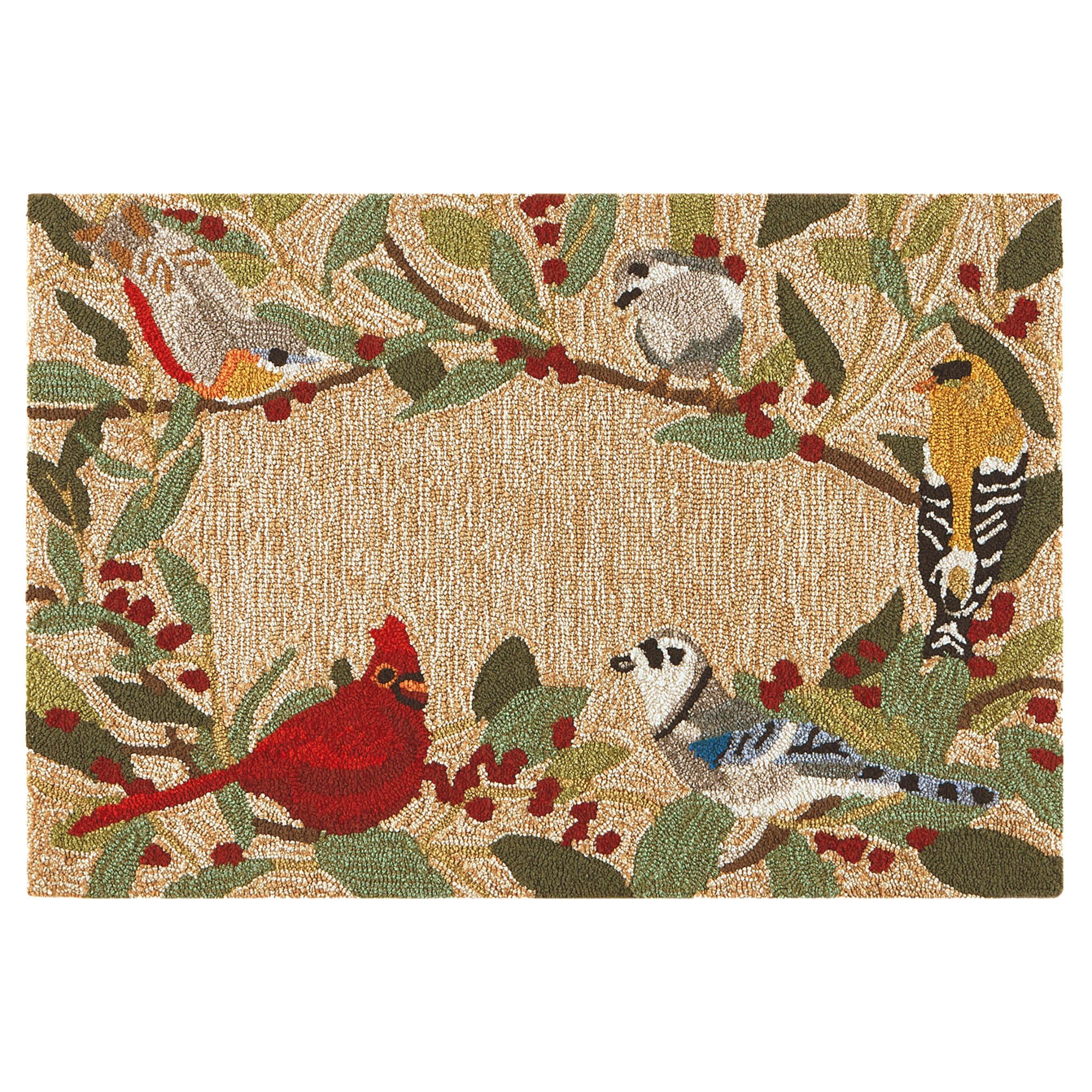 Liora Manne  Frontporch  Indoor Outdoor Rug - Novelty Design, Hand Hooked, Weather Resistant, UV Stabilized, Foyers, Porches, Pa
