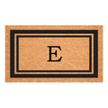Calloway Mills 152962436E Black Border 24 x 36 Monogram Doormat, (Letter E)