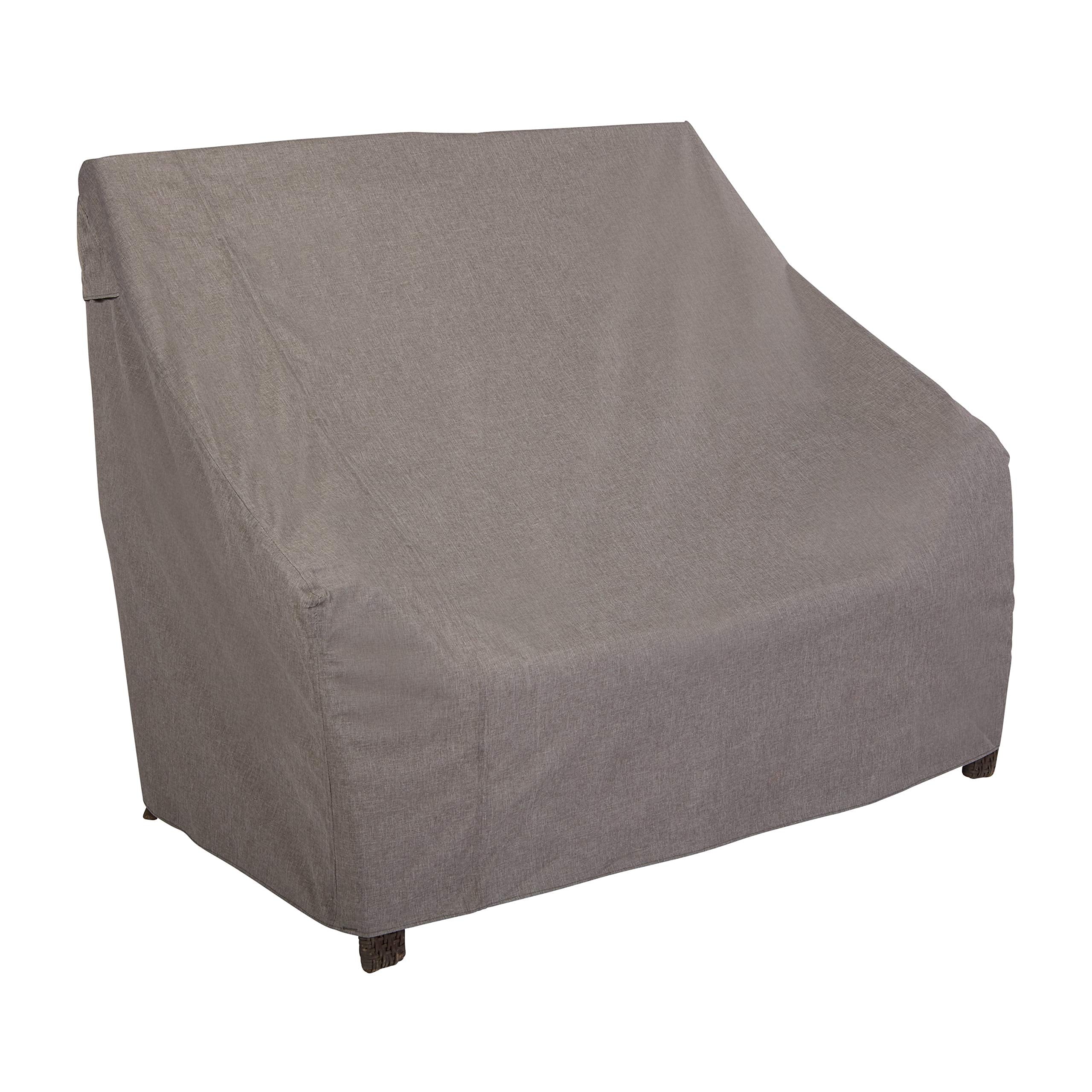 Modern Leisure Garrison Patio Loveseat Cover - Weather-Resistant Fabric - Outdoor Furniture Protection Perfect for Patio, Deck, 