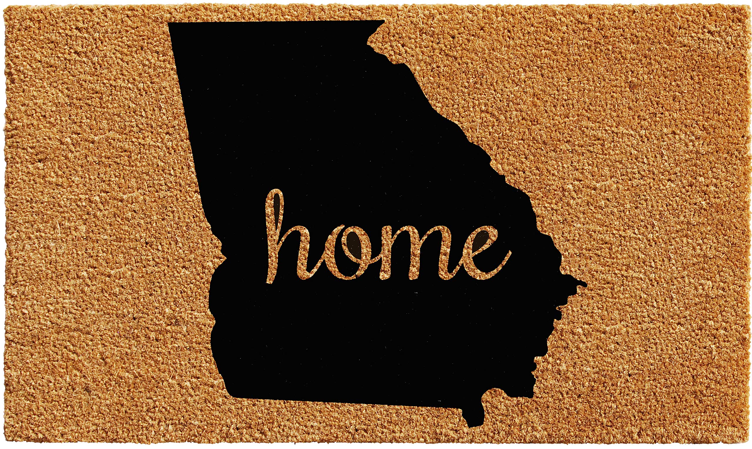 Calloway Mills 102432436 Georgia Doormat, 24 x 36, Natural/Black