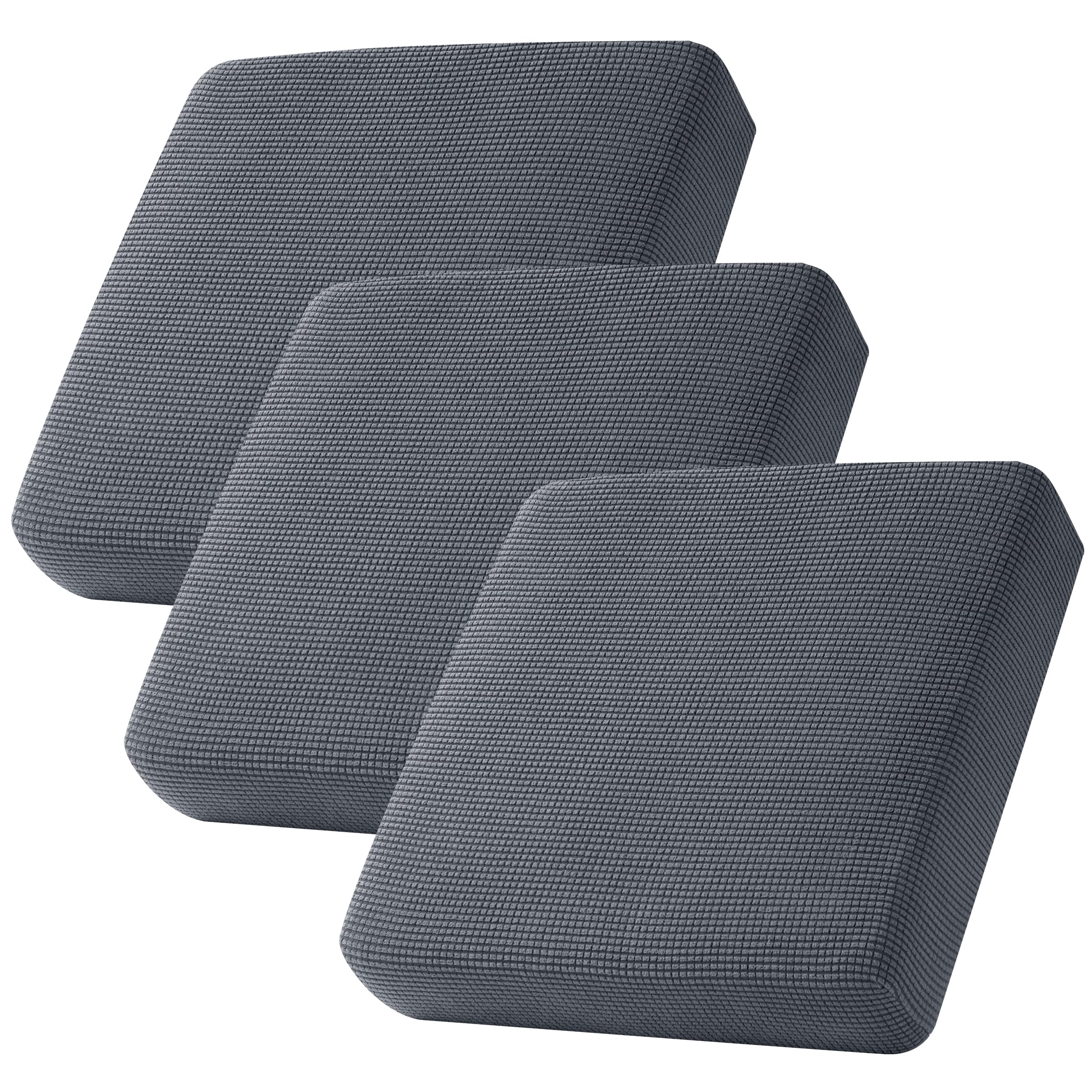 CHUN YI 3Piece Stretch Couch Cushion Covers, Sofa Seat Slipcovers for Pets, Suitable for Armchair Loveseat Sofa with Spandex Jac