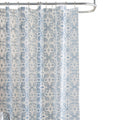 Bath Bliss 70    x 72    PEVA Shower Curtain | 12 Rust Proof Metal Grommets | Reinforced Header | Waterproof | Lisbon Design | B
