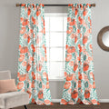 Lush Decor Pair Poppy Garden Sheer Window Curtain Panels Multi 52X84 Set, 84 Long x 52 Wide