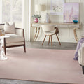 Nourison Essentials Indoor/Outdoor Pink 7 x 10 Area Rug, Easy Cleaning, Non Shedding, Bed Room, Living Room, Dining Room, Back