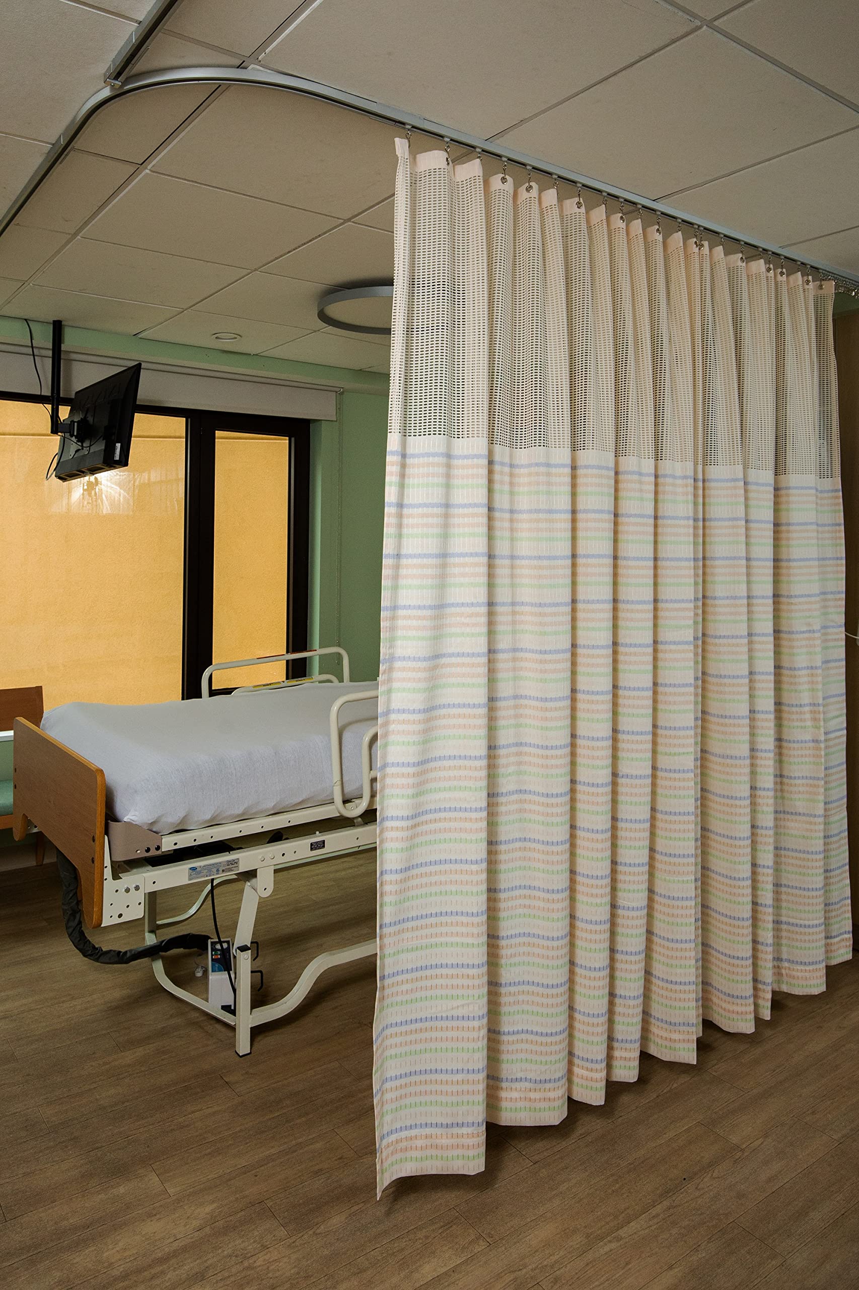 CD CUSTOM DRAPERY Hospital Curtain, Quality Cubicle Curtain, Flame Resistance Medical Curtain Bed Divider, Privacy Curtain - Mac