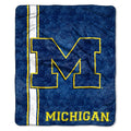 The Northwest Company NCAA Michigan Wolverines Sherpa Throw Blanket, 50 x 60, Jersey