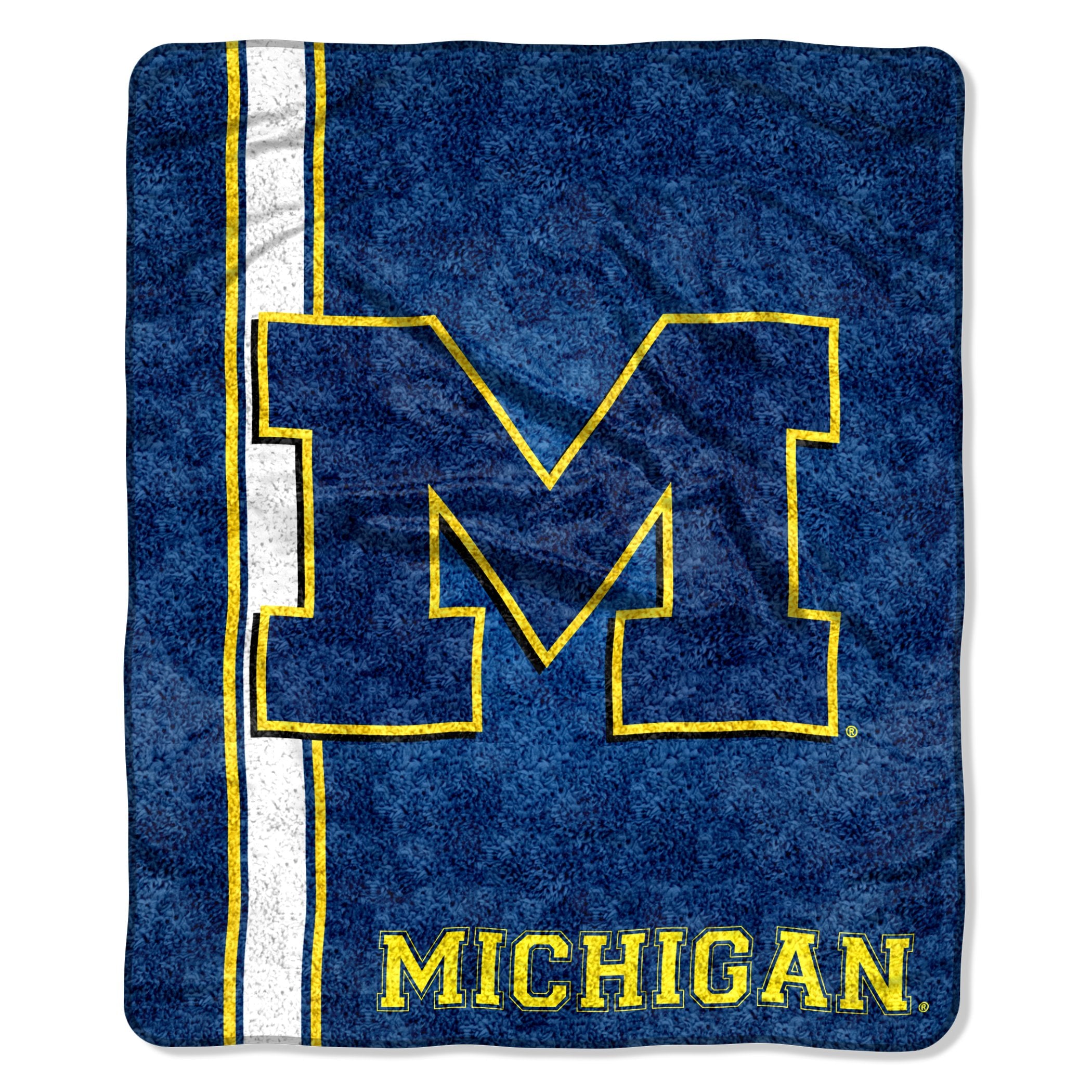The Northwest Company NCAA Michigan Wolverines Sherpa Throw Blanket, 50 x 60, Jersey