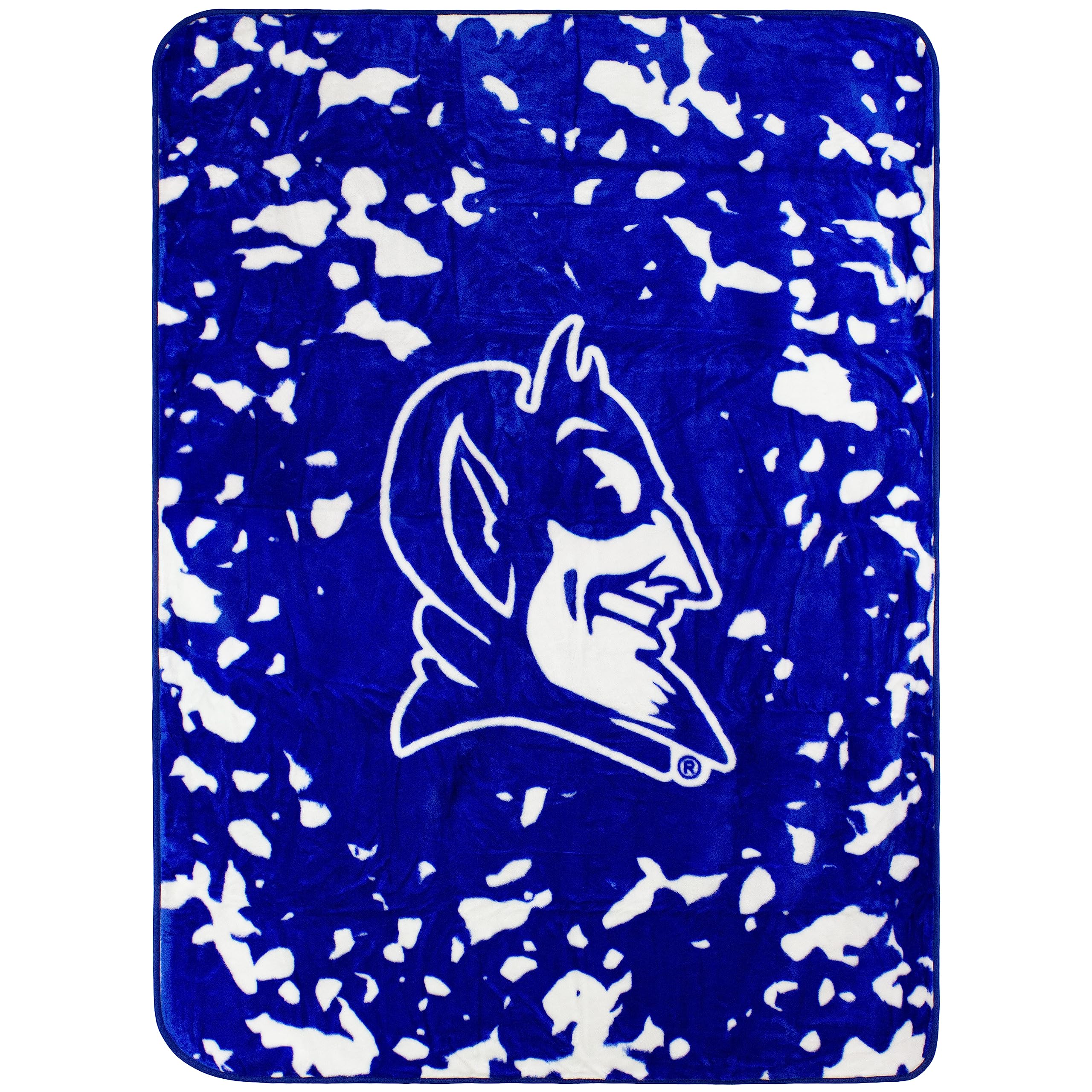 College Covers Everything Comfy Duke Blue Devils Soft and Warm Huge Raschel Throw Blanket, 86 x 63