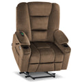 MCombo Large Power Lift Recliner Chair with Massage and Heat for Big and Tall Elderly People, Cup Holders, USB Ports, Side Pocke