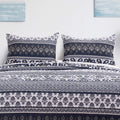 Barefoot Bungalow Native Quilted Pillow Sham, King, Indigo