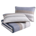 Nautica- King Quilt Set, Cotton Reversible Bedding Set, All Season Designer Home D  cor (Ridgeport Beige, King)