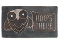 A1 Home Collections Hoos There Owl Rubber Pin Welcome Door Mats for Outdoor Entrance, Welcome Mats for Front Door Indoor Non-Sl