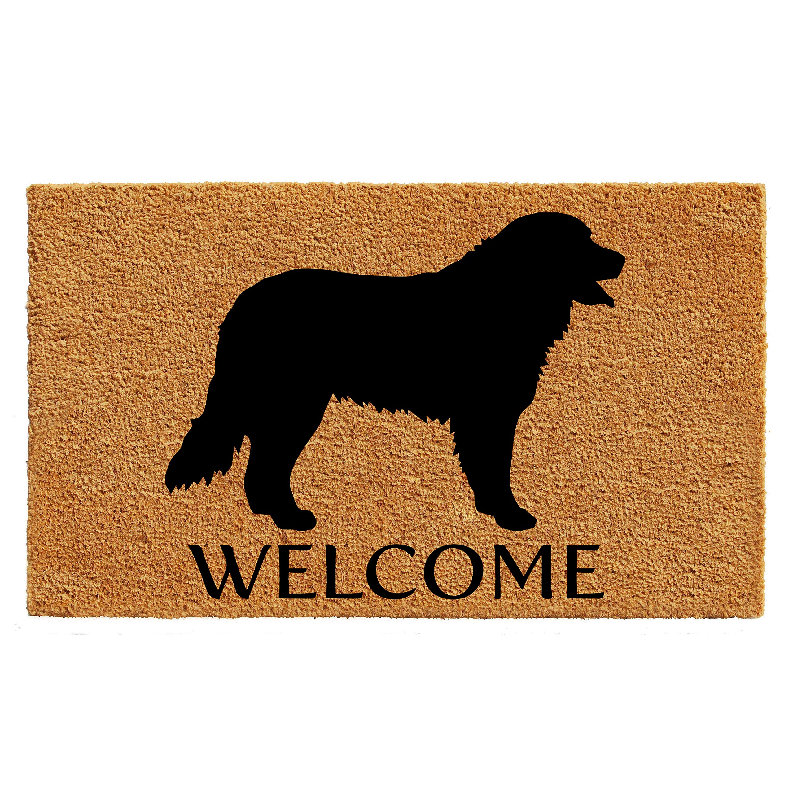 Calloway Mills AZ105702436 Bernese Mountain Doormat, 24 x 36, Natural/Black
