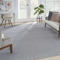Nourison Essentials Indoor/Outdoor Silver Grey 12 x 15 Area Rug, Easy Cleaning, Non Shedding, Bed Room, Living Room, Dining Ro