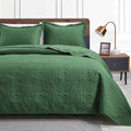 Love s cabin King Size Quilt Set Olive Green Bedspreads - Soft Bed Summer Quilt Lightweight Bedspread Comforter - Modern Style 