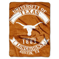 The Northwest Company NCAA Texas Longhorns Raschel Throw Blanket, 60 x 80, Rebel