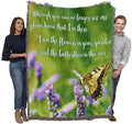 Pure Country Weavers Although You Can No Longer See Me Please Know That Im There Blanket - Sympathy Bereavement Gift Tapestry T
