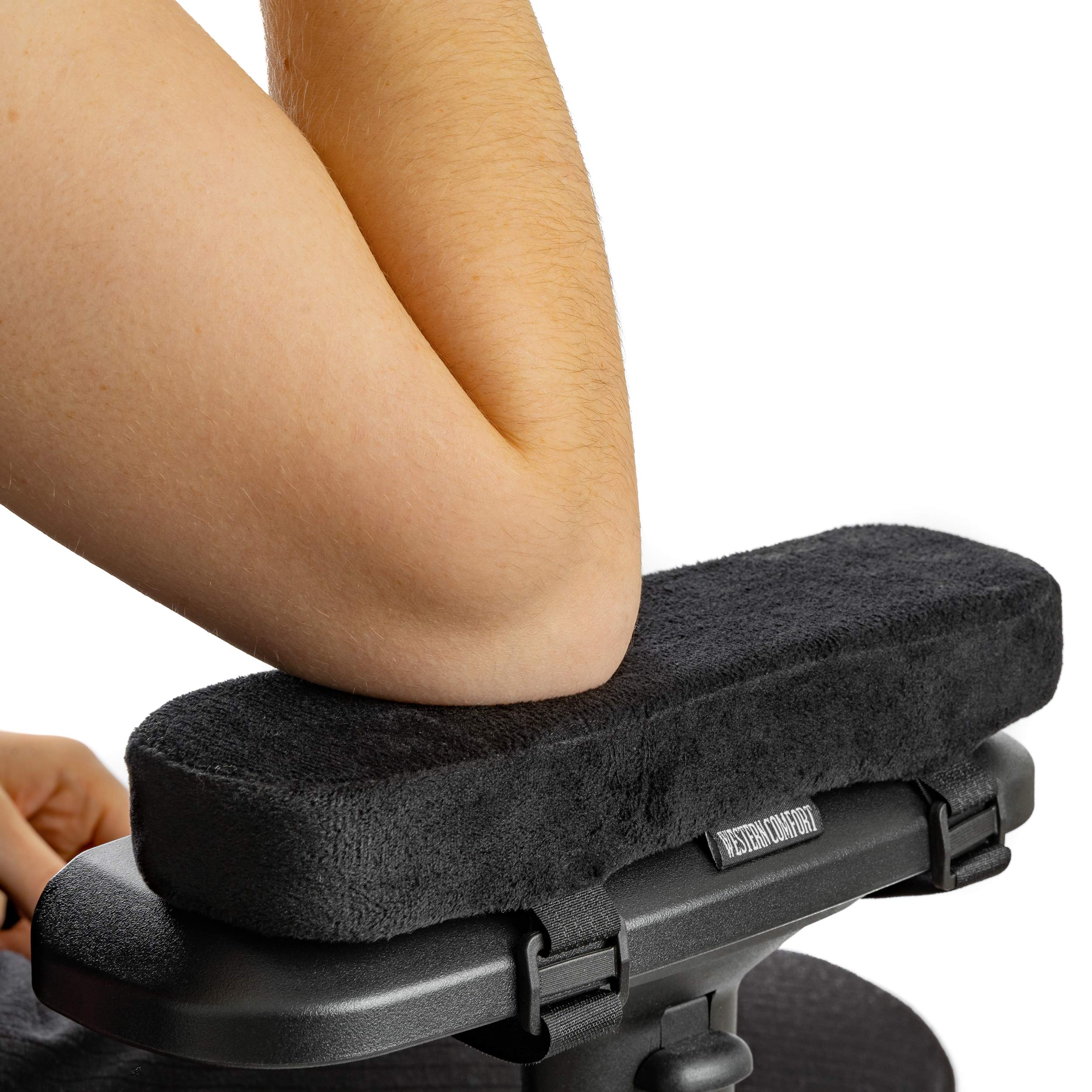 WESTERN COMFORT Thick Armrest Pads - Memory Foam Office Chair Arm Pads - Arm Rest for Desk Chair & Gaming Chair Armrest Pads - C