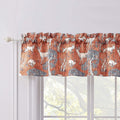 Greenland Home Fashions Barefoot Bungalow Menagerie Window Valance, 84 x 16-inch