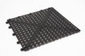 Dri-Dek Pickup Truck Bed & Service Work Truck Compartment Liner - 1x1 Interlocking Mats (6-Pack, Black)