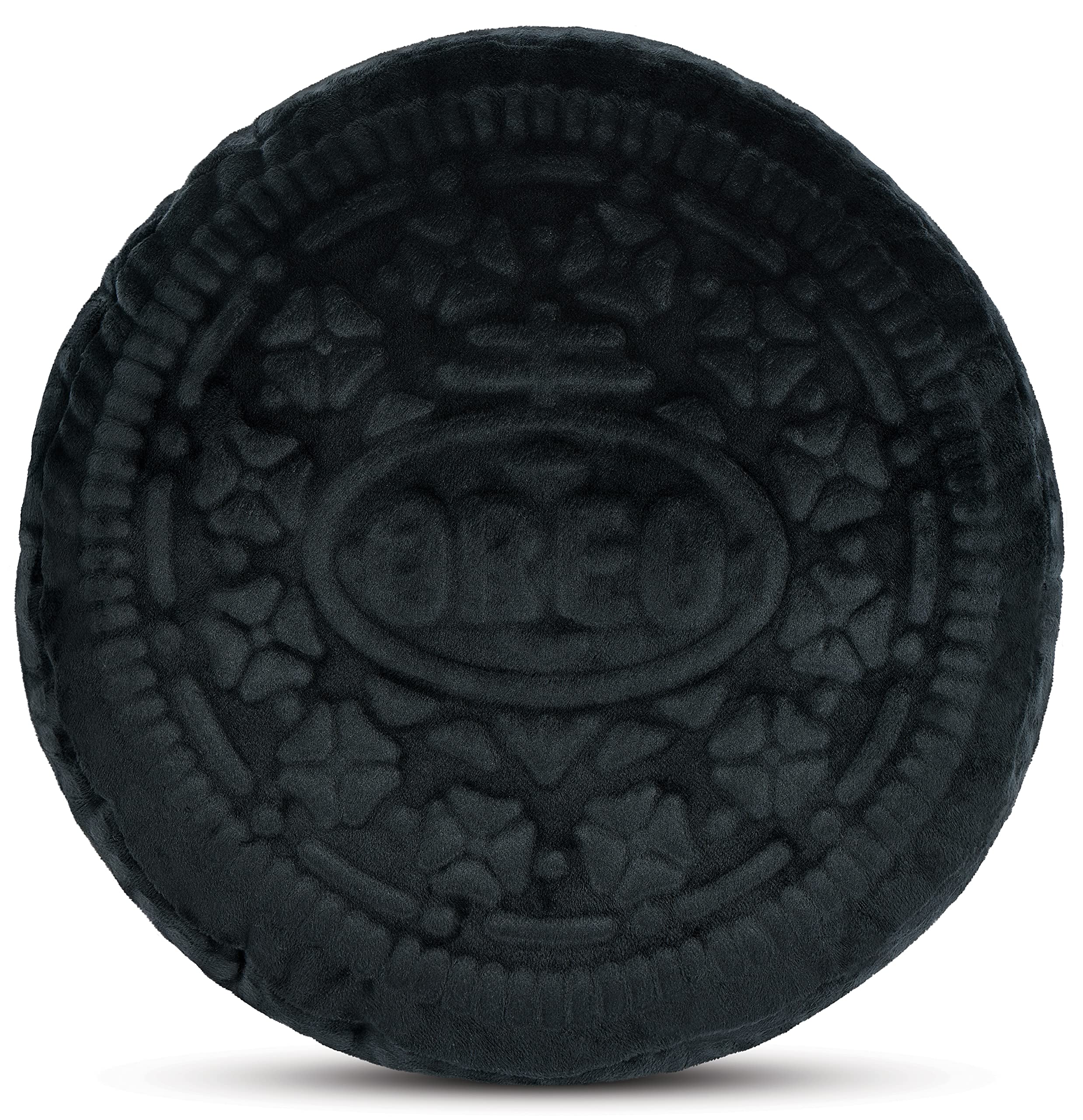 iscream Oreo Cookie Shaped Embossed 15 Fleece Pillow