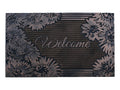 A1 Home Collections A1HCRB6129 Floor Rubber Pin Fun Designed Door Mats for Indoor Outdoor Entrance, 18 X 30, Floral Welcome