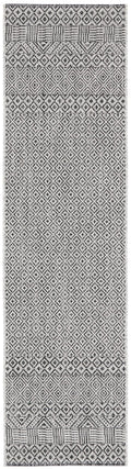 SAFAVIEH Courtyard Collection 23 x 8 Grey/Black CY8235 Indoor/ Outdoor Patio Backyard Mudroom Runner Rug